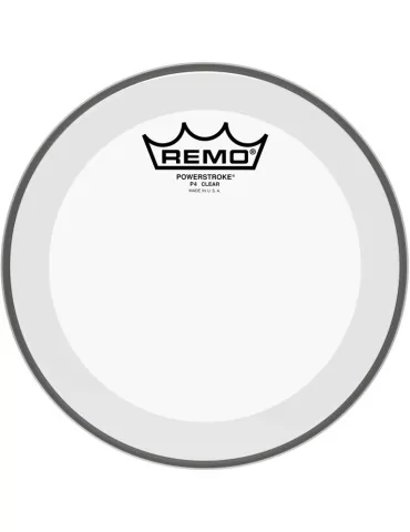  REMO P4-0308-BP 08" Powerstroke 4 Clear Tom Head with double layer|MusicGoodDeal 