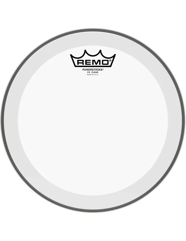  REMO P4-0310-BP 10" Powerstroke 4 Clear Tom/ Snare Head with double layer|MusicGoodDeal 