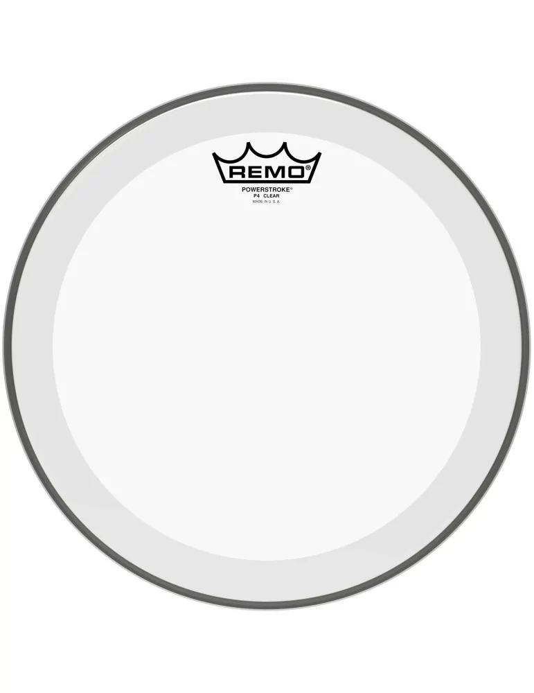  REMO P4-0312-BP 12" Powerstroke 4 Clear Tom/ Snare head with double layer|MusicGoodDeal 