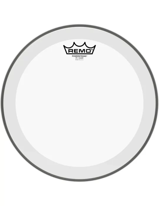  REMO P4-0312-BP 12" Powerstroke 4 Clear Tom/ Snare head with double layer|MusicGoodDeal 