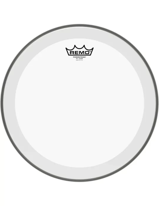  REMO P4-0314-BP 14" Powerstroke 4 Clear Tom/ Snare/ Floortom head with double layer|MusicGoodDeal 