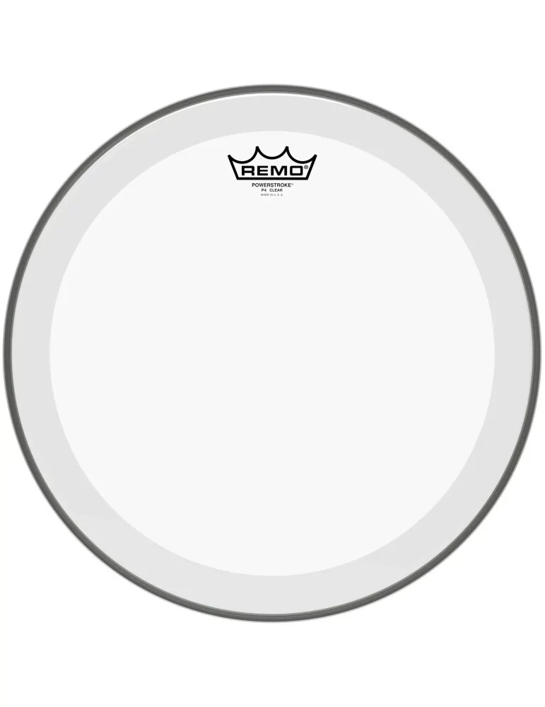  REMO P4-0315-BP 15" Powerstroke 4 Clear Tom/ Snare/ Floortom Head with double layer|MusicGoodDeal 