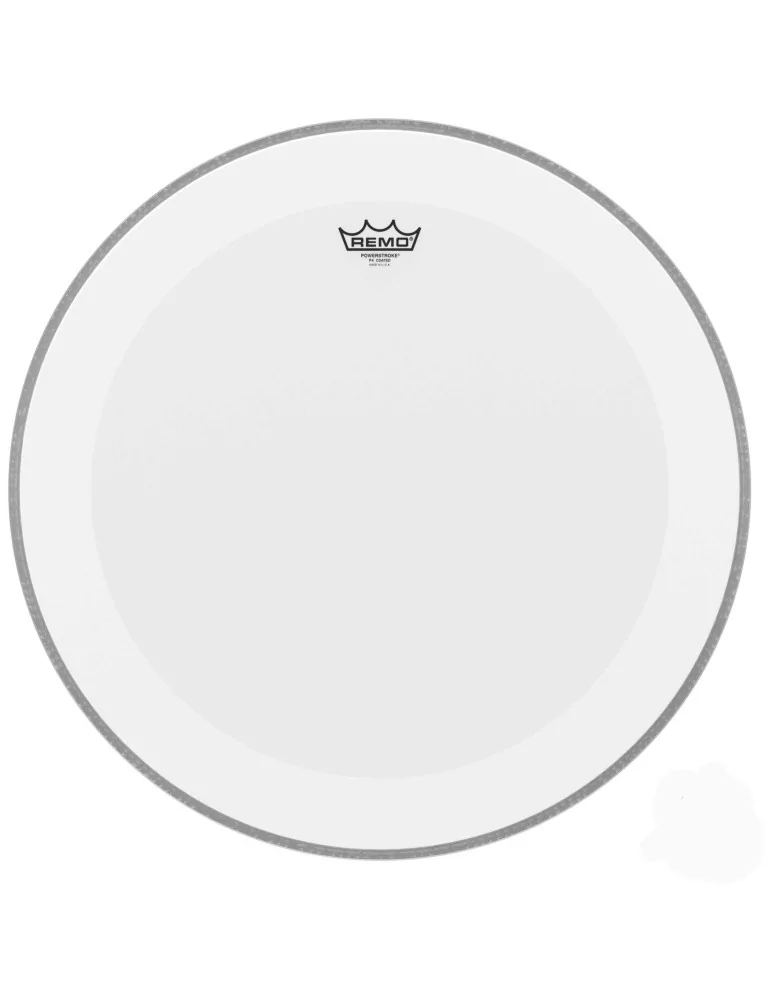  REMO P4-1122-C2 Cabezal Powerstroke 4 pulido con chorro de arena de 22 "con doble capa + refuerzo transparente|MusicGoodDeal 