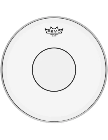  REMO P7-0314-C2 14" Powerstroke 77 clear marching snare / tom head, with double layer|MusicGoodDeal 