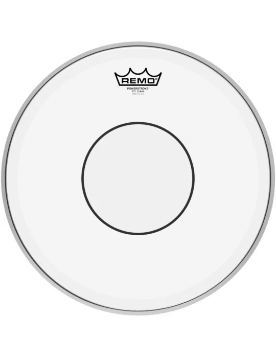  REMO P7-0314-C2 14" Powerstroke 77 clear marching snare / tom head, with double layer|MusicGoodDeal 