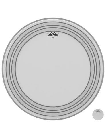  REMO PW-1122-00 Parche Powersonic lijado de 22 "para bombo, con aros internos|MusicGoodDeal 