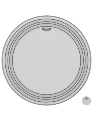  REMO PW-1124-00 24" Powersonic Coated Bass Drum Head with internal subsonic dampening rings|MusicGoodDeal 