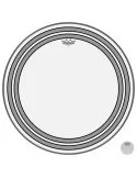  REMO PW-1324-00 Parche Powersonic transparente de 24 "para bombo, con anillos internos|MusicGoodDeal 