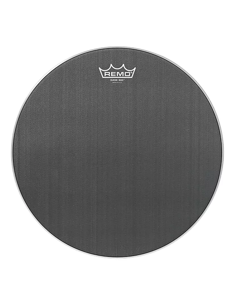  REMO KS-0814-00 14" Suede Max marching snare drumhead, black|MusicGoodDeal 