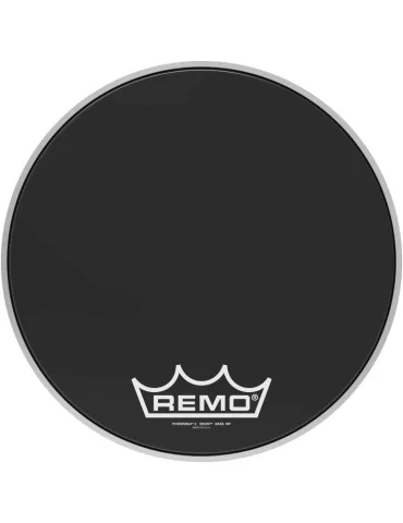  REMO PM-2416-MP 16" Powermax 2 Ebony marching bass drum head|MusicGoodDeal 
