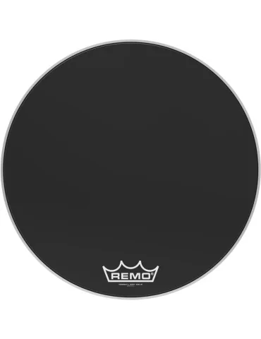  REMO PM-2428-MP 28" Powermax 2 Ebony marching bass drum head|MusicGoodDeal 