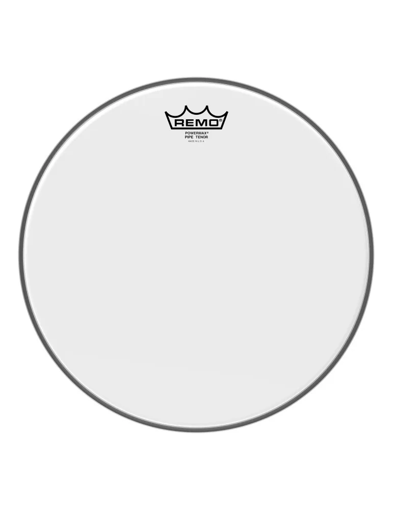  REMO PM-0014-00 14" Powermax Ultra White marching bass drum head|MusicGoodDeal 