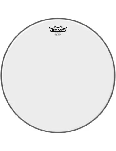  REMO PM-0016-00 16" Powermax Ultra White marching bass drum head|MusicGoodDeal 