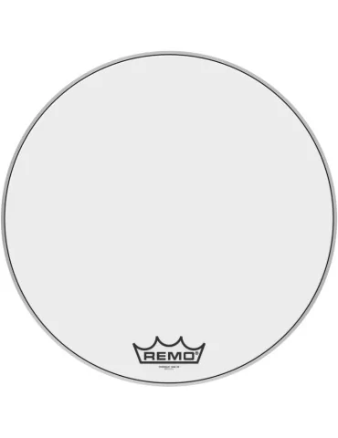  REMO PM-1024-MP 24" Powermax Ultra White marching bass drum head|MusicGoodDeal 