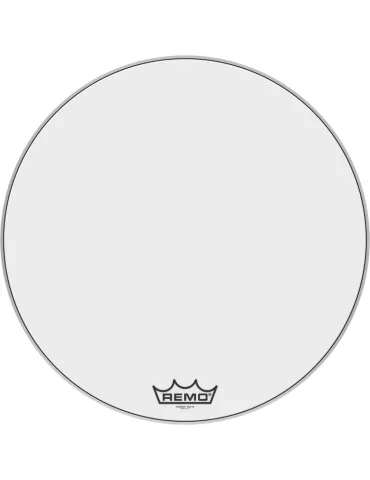  REMO PM-1032-MP 32" Powermax Ultra White Crimplock marching bass drum head|MusicGoodDeal 