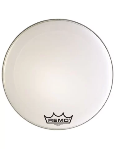  REMO PM-2016-MP 16" Powermax 2 Ultra White marching bass drum head|MusicGoodDeal 