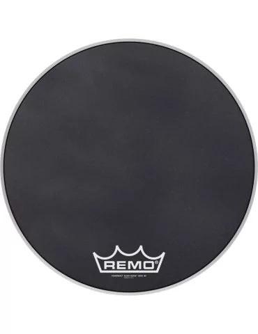  REMO PM-1820-MP 20" Powermax Black Suede Marching Bass Drumhead|MusicGoodDeal 