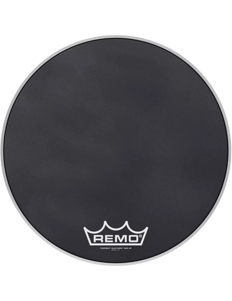  REMO PM-1820-MP 20" POWERMAX BLACK SUEDE|MusicGoodDeal 