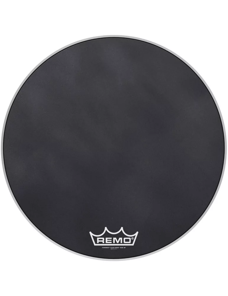  REMO PM-1826-MP 26" Powermax Black Suede Marching Bass Drumhead|MusicGoodDeal 