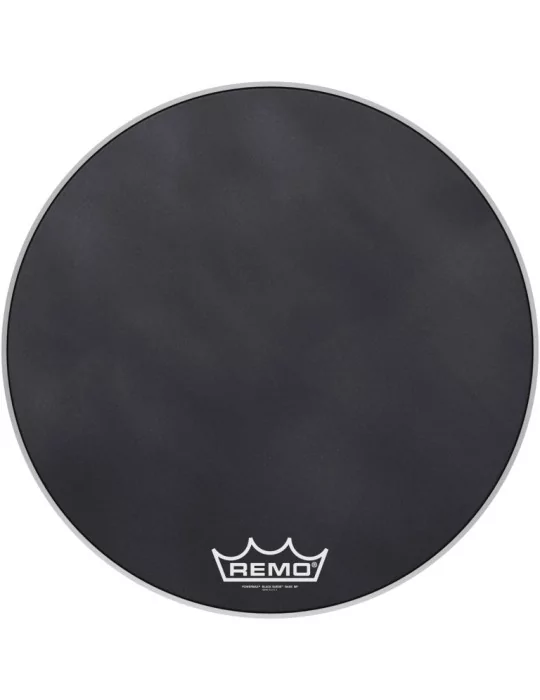  REMO PM-1826-MP 26" Powermax Black Suede Marching Bass Drumhead|MusicGoodDeal 