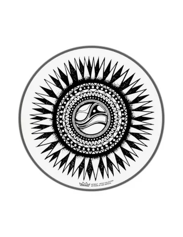  REMO PE-0010-AB-003 Artbeat Skyndeep Emperor Clear Punch Head, 10 ", New Sun|MusicGoodDeal 