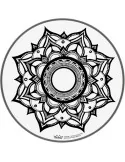  REMO PE-0012-AB-004 Artbeat Skyndeep Emperor Clear batter drumhead, 12", Sleep Lotus|MusicGoodDeal 