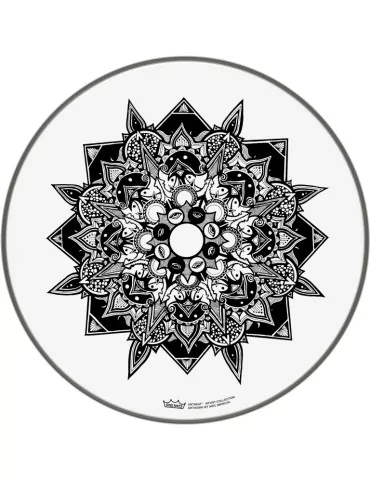  REMO PE-0016-AB-006 Artbeat Skyndeep Emperor Clear batter drumhead, 16", Disillusion|MusicGoodDeal 