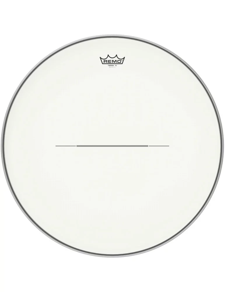  REMO TC-2200-RA Parche Custom Hazy de 22 "con borde interior de aluminio, para timbales|MusicGoodDeal 