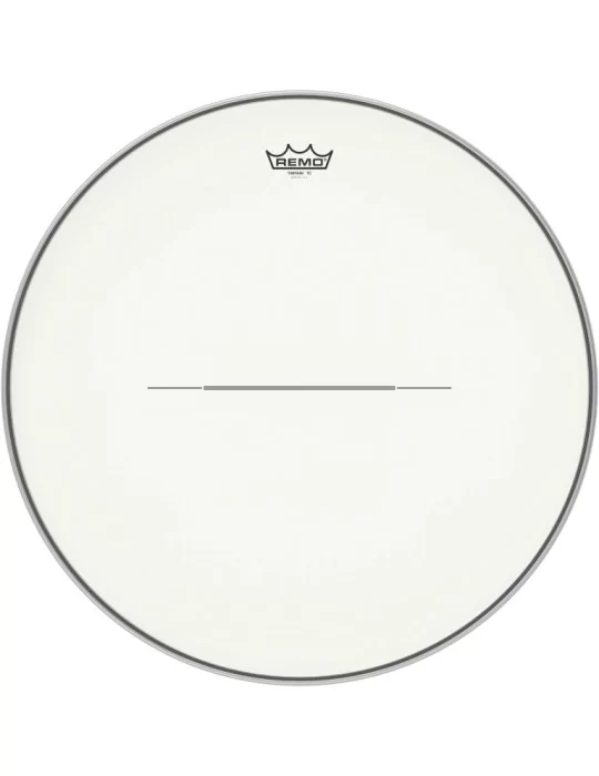  REMO TC-2200-RA Parche Custom Hazy de 22 "con borde interior de aluminio, para timbales|MusicGoodDeal 