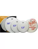  REMO PP-1010-BE ProPack (12", 13", 16" Emperor Coated + FREE 14" BA-0114-00)|MusicGoodDeal 