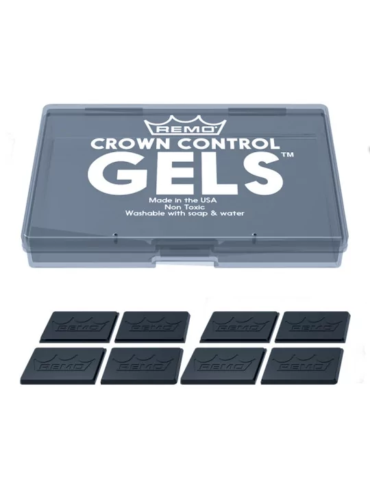  REMO CC-1000-00 Drum dampening gel pads, 8 pieces|MusicGoodDeal 