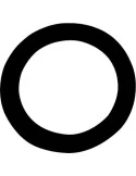  REMO DM-0005-71 5.5" DynamO ring for bass drum vent hole, black|MusicGoodDeal 