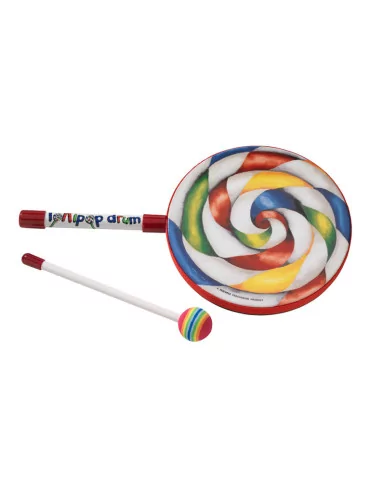  REMO ET-7108-00 1"x8" Kids Lollipop Drum with fabric mallet|MusicGoodDeal  2