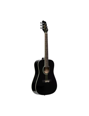  STAGG SA20D 3/4 BK 3/4 black dreadnought acoustic guitar with basswood top|MusicGoodDeal  2