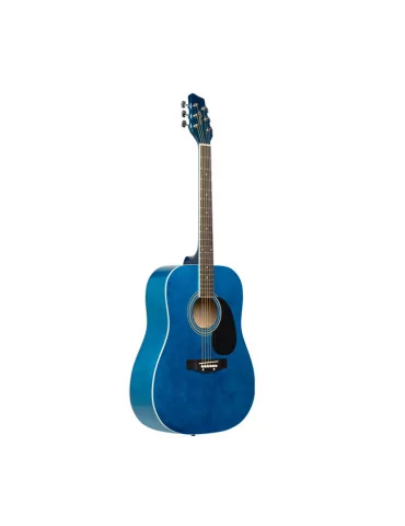  STAGG SA20D BLUE Guitarra acústica dreadnought azul 4/4 con tapa de tilo|MusicGoodDeal  2