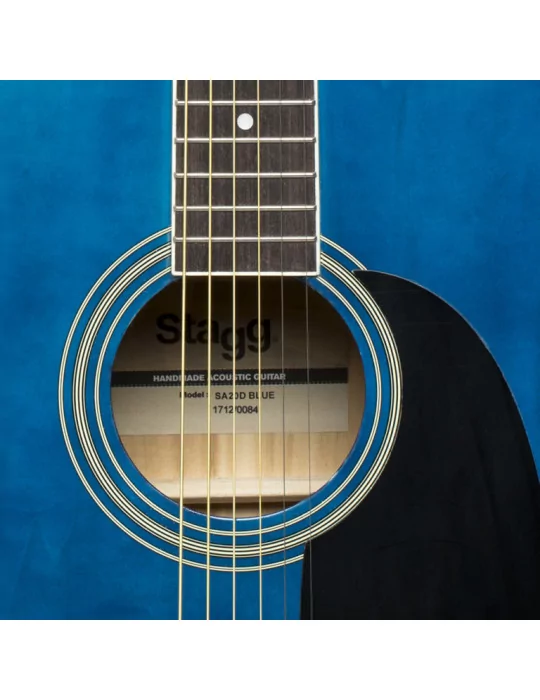  STAGG SA20D BLUE DREADNOUGHT AC.GT.-BLUE|MusicGoodDeal 
