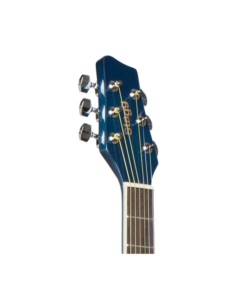  STAGG SA20D BLUE DREADNOUGHT AC.GT.-BLUE|MusicGoodDeal 