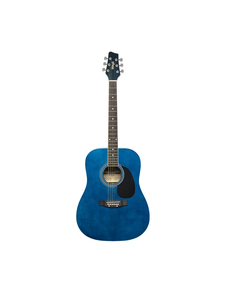  STAGG SA20D BLUE DREADNOUGHT AC.GT.-BLUE|MusicGoodDeal 