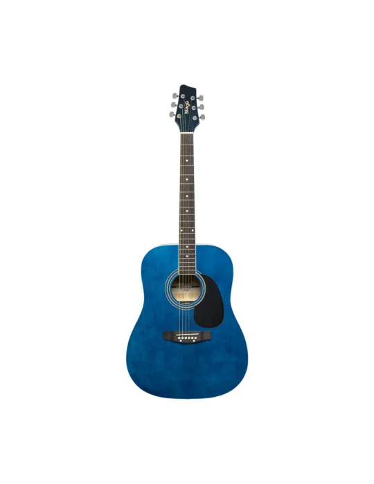 STAGG SA20D BLUE DREADNOUGHT AC.GT.-BLUE|MusicGoodDeal 