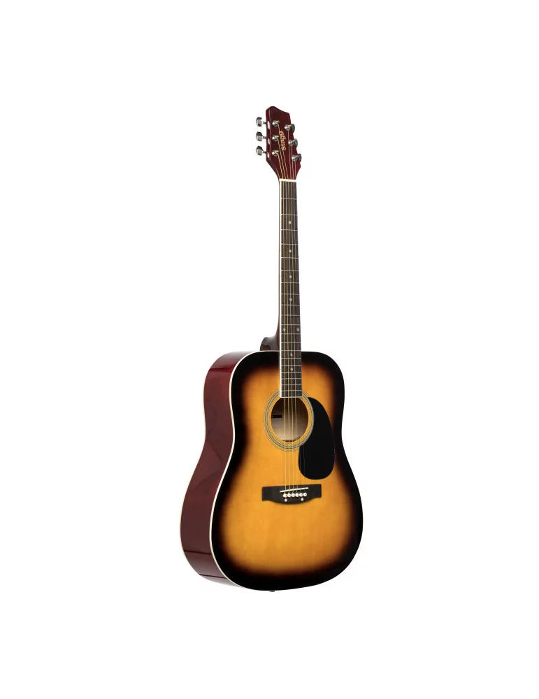 STAGG SA20D SNB Guitarra acústica Sunburst 4/4 dreadnought con tapa de tilo|MusicGoodDeal 