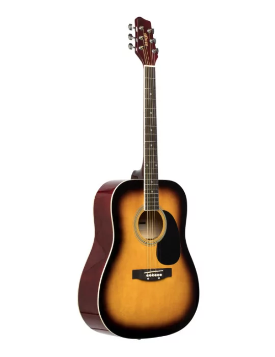  STAGG SA20D SNB Guitarra acústica Sunburst 4/4 dreadnought con tapa de tilo|MusicGoodDeal 