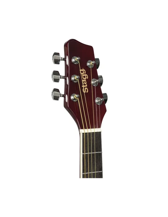  STAGG SA20D SNB Guitarra acústica Sunburst 4/4 dreadnought con tapa de tilo|MusicGoodDeal 