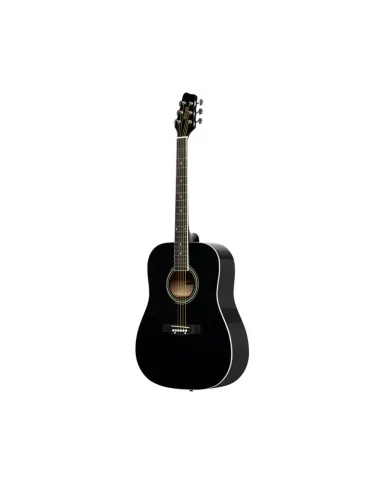  STAGG SA20D LH-BK Guitarra acústica dreadnought 4/4 negra con tapa de tilo, modelo para zurdos|MusicGoodDeal  2