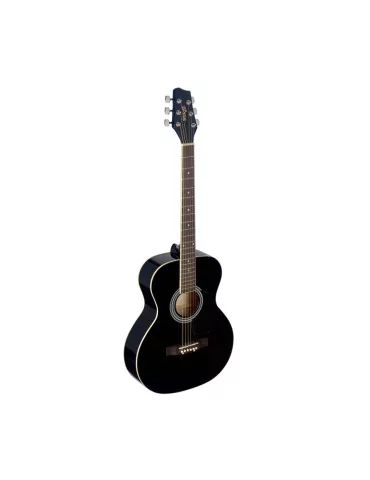  STAGG SA20A BLK Guitarra acústica de auditorio 4/4 negra con tapa de tilo|MusicGoodDeal  2