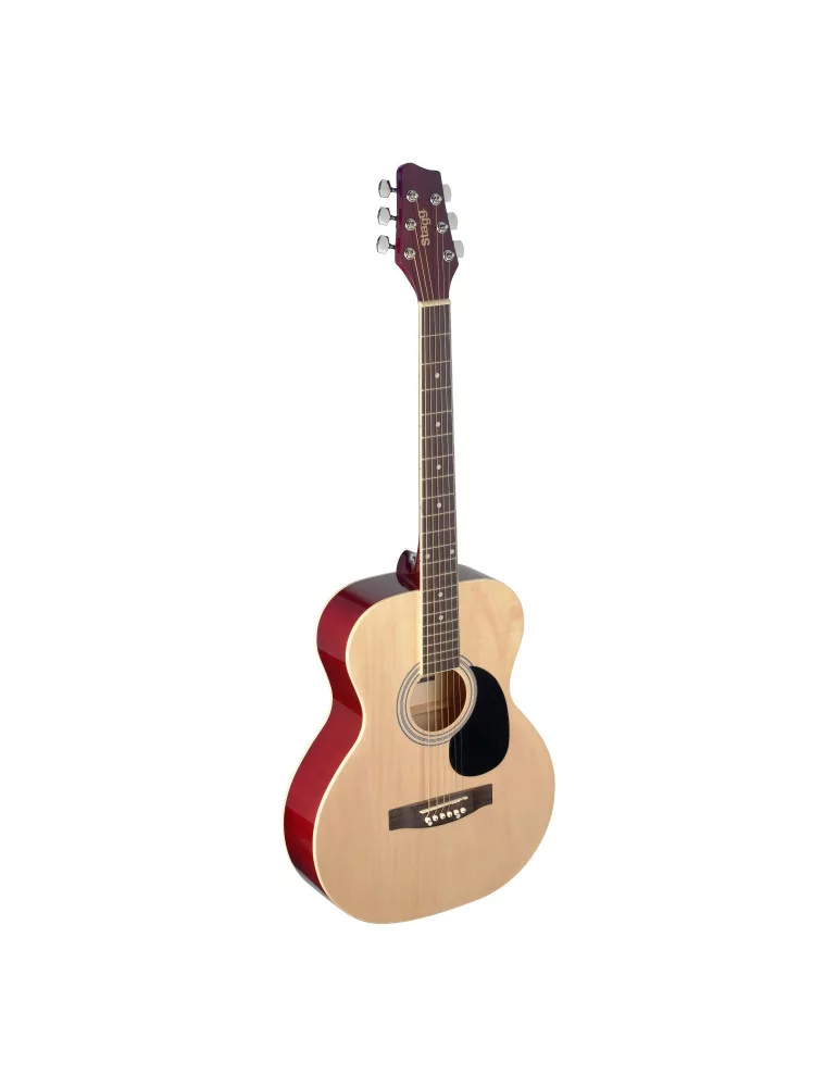  STAGG SA20A NAT Guitarra acústica de auditorio 4/4 de color natural con tapa de tilo|MusicGoodDeal 