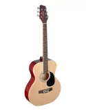  STAGG SA20A NAT 4/4 Natur-farbige Auditorium Akustikgitarre mit Decke aus Lindenholz|MusicGoodDeal 