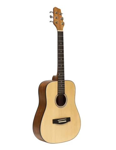  STAGG SA25 SPRU TRAV TRAVEL GUIT AC DREAD SPRUC NAT|MusicGoodDeal 