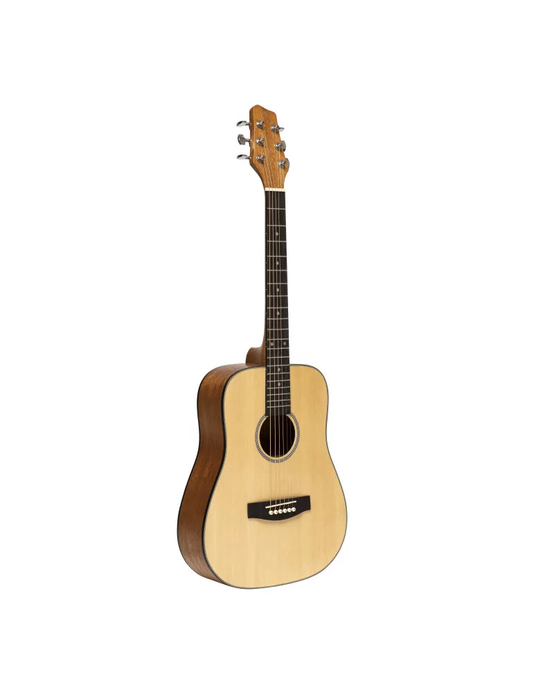  STAGG SA25 SPRU TRAV TRAVEL GUIT AC DREAD SPRUC NAT|MusicGoodDeal 