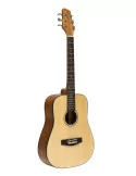  STAGG SA25 SPRU TRAV TRAVEL GUIT AC DREAD SPRUC NAT|MusicGoodDeal 