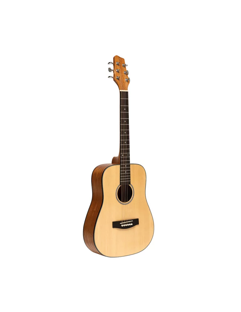  STAGG SA25 SPRU TRAV TRAVEL GUIT AC DREAD SPRUC NAT|MusicGoodDeal 